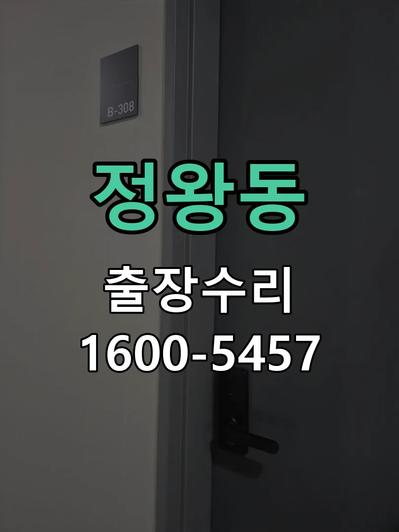 정왕동 문틀 정렬 확인