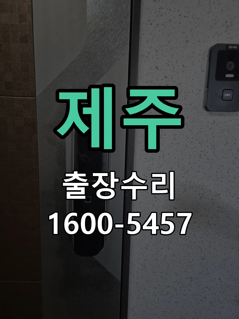 제주 잠금장치 동작 확인