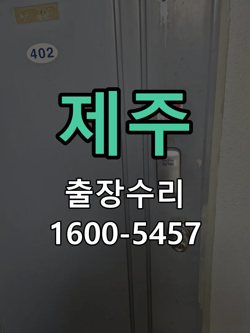 제주 잠금장치 동작 확인
