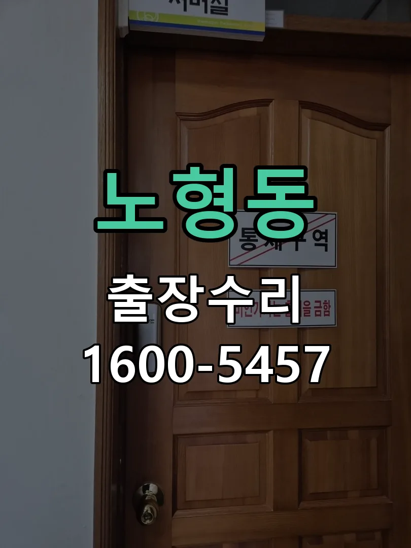 노형동 잠금장치 동작 확인
