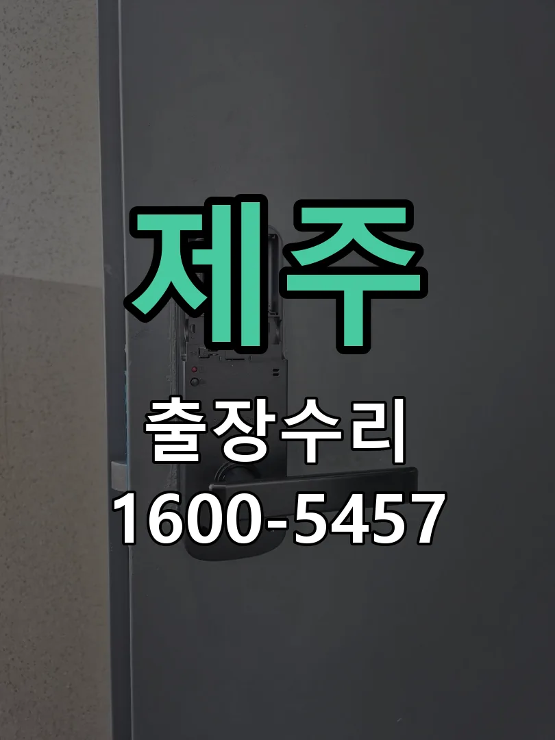 제주 현장 도착 후 상태 확인