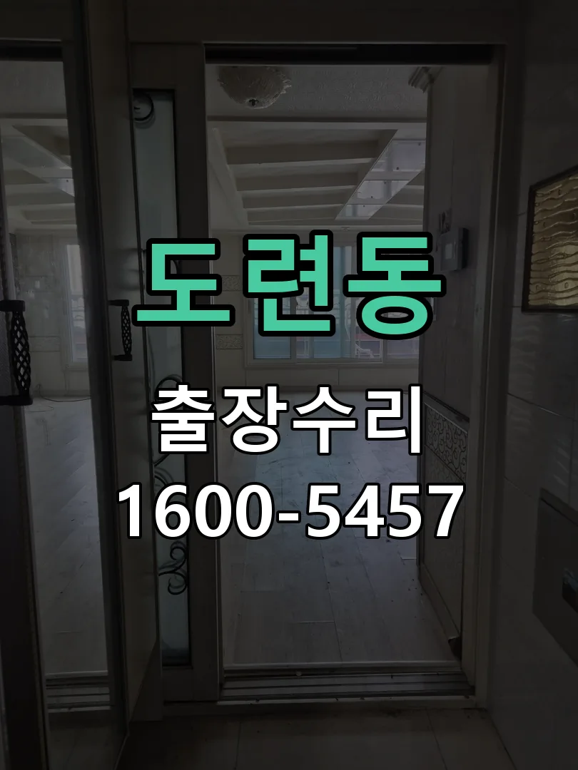 도련동 잠금장치 동작 확인