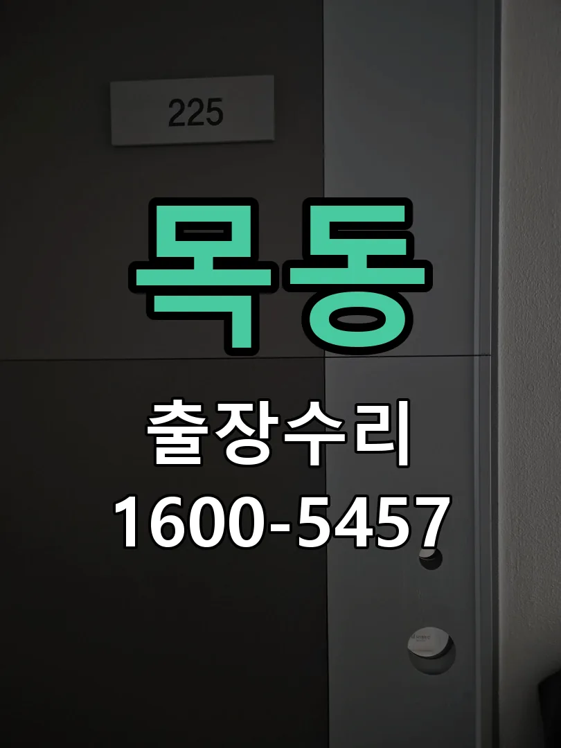 목동 잠금장치 동작 확인