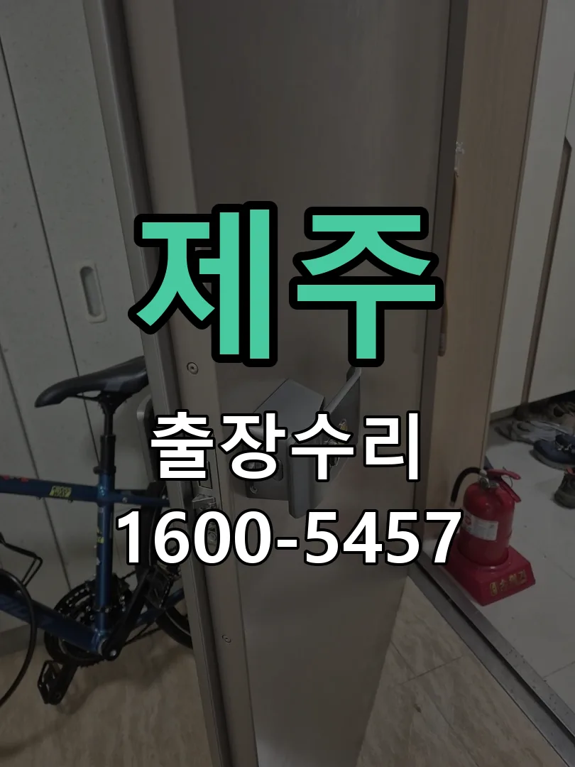 제주 현장 도착 후 상태 확인