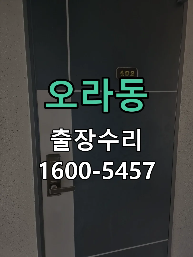 오라동 본체 분리 및 내부 점검