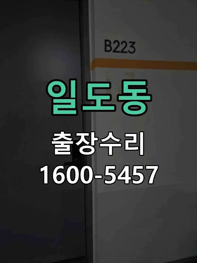 일도동 현장 도착 후 상태 확인
