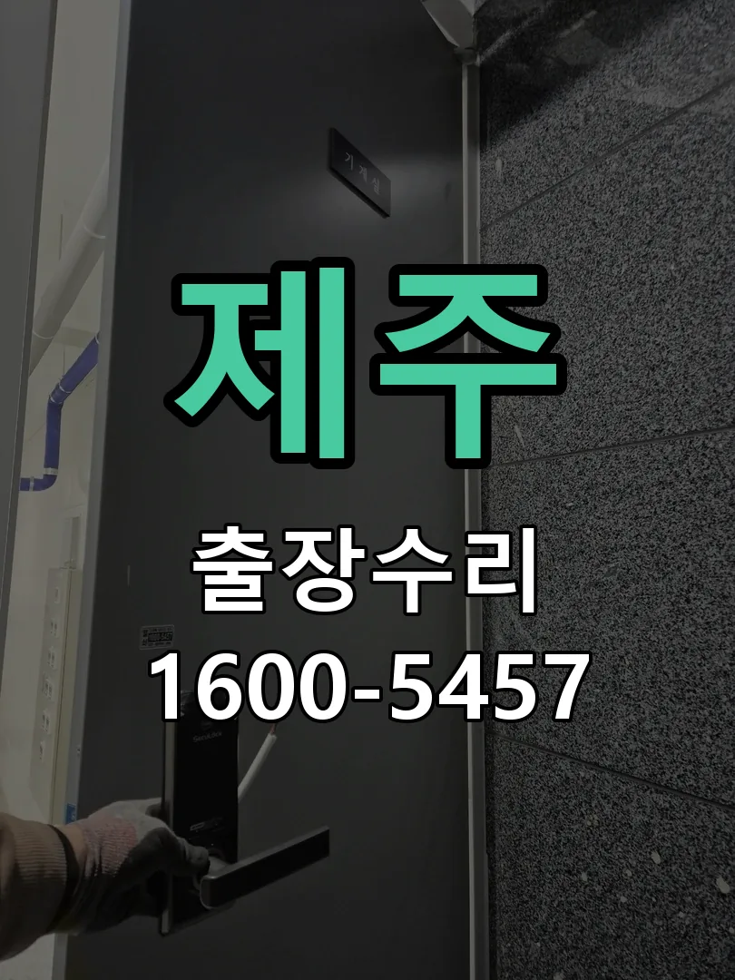 제주 잠금장치 동작 확인