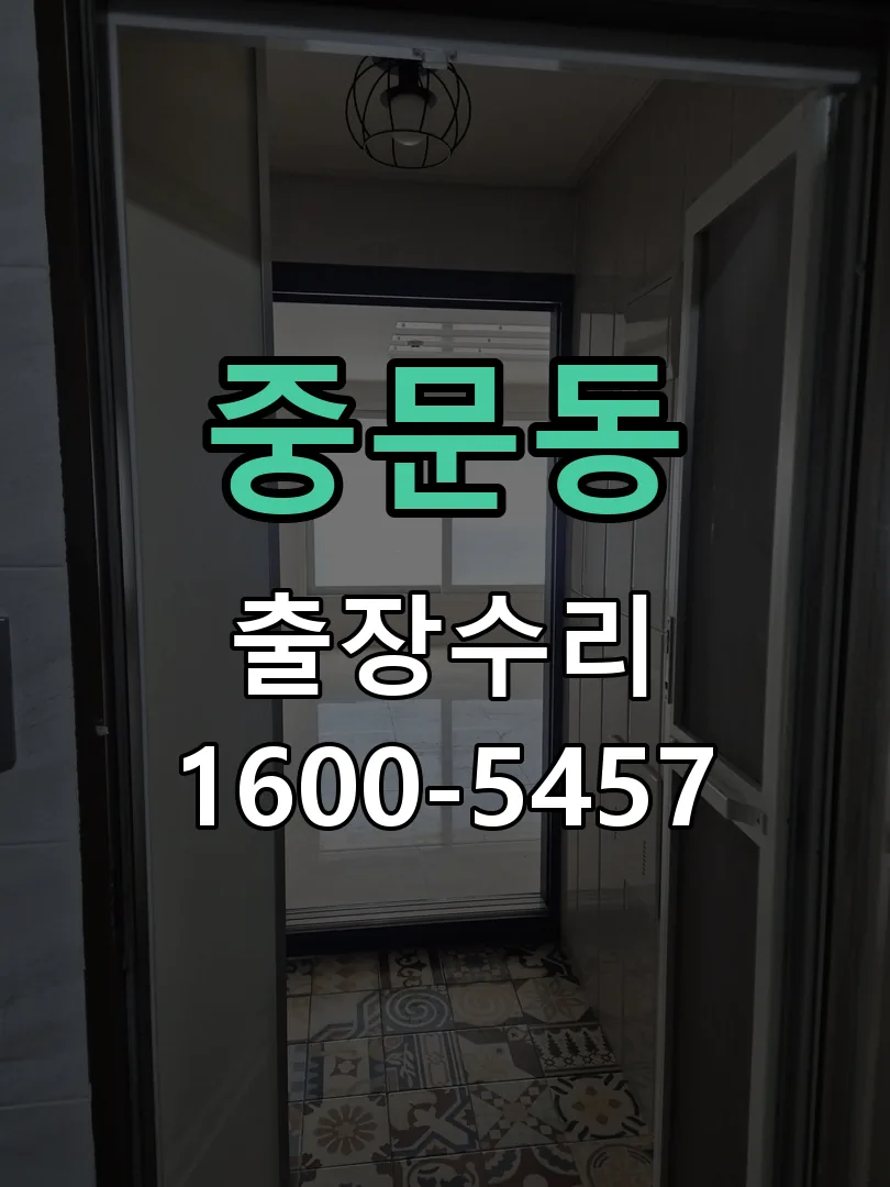 중문동 배선·접점 정리