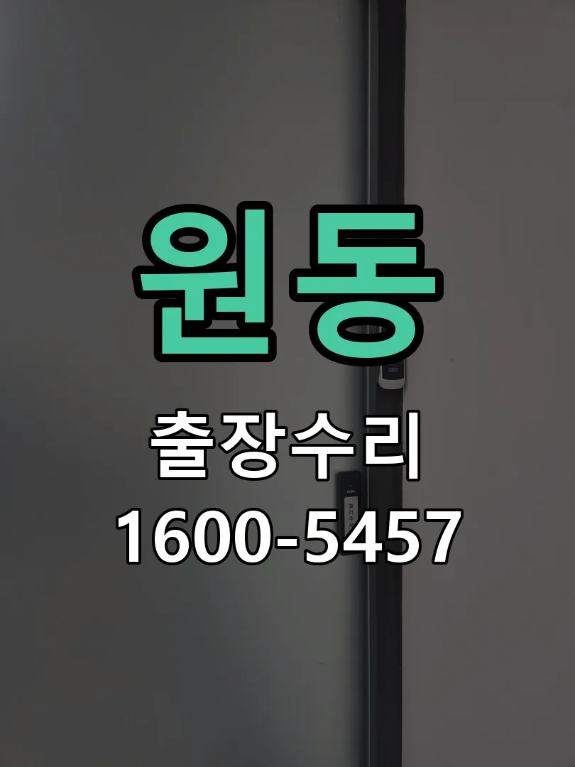 원동 도어락 열쇠 출장 수리
