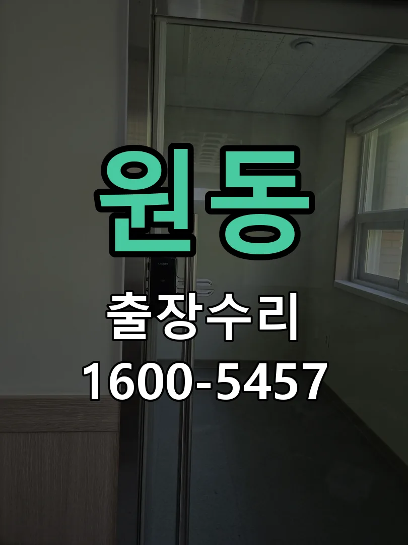 원동 도어락 열쇠 출장 수리