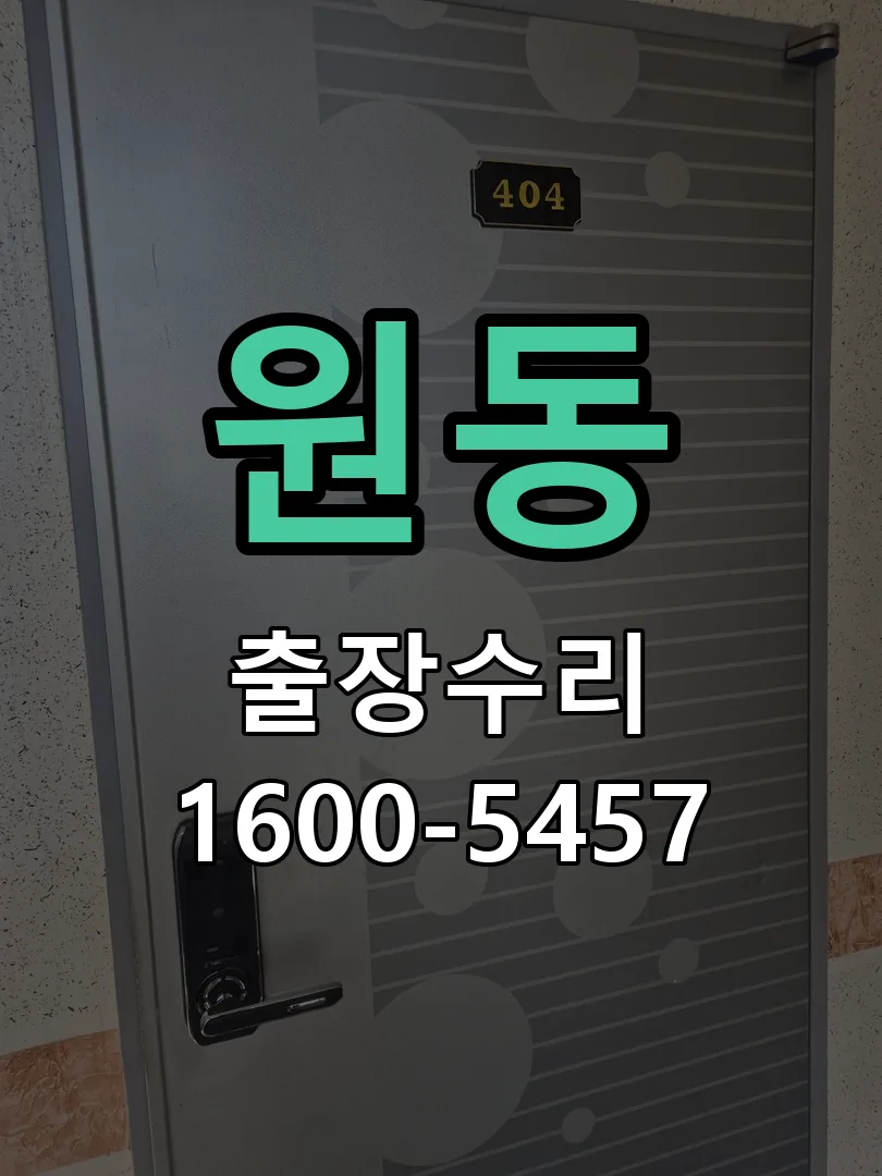 원동 도어락 열쇠 출장 수리