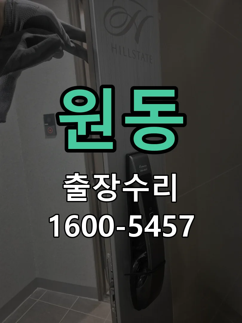 원동 도어락 열쇠 출장 수리