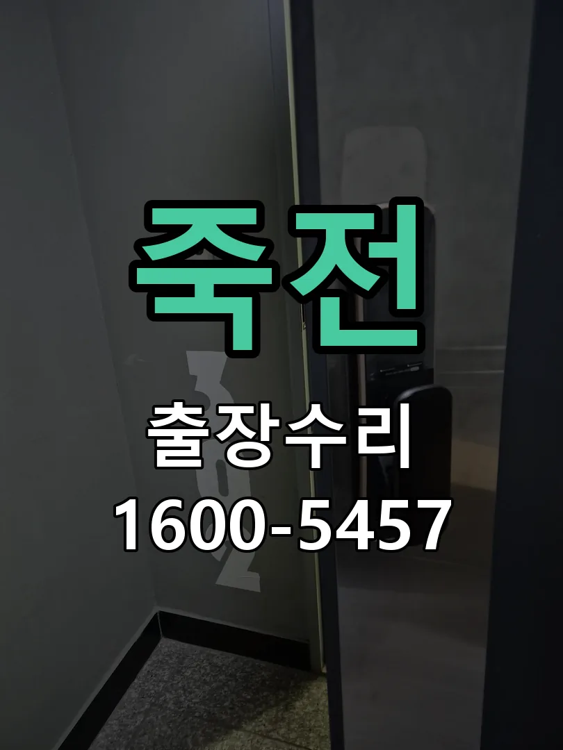 죽전 잠금장치 동작 확인