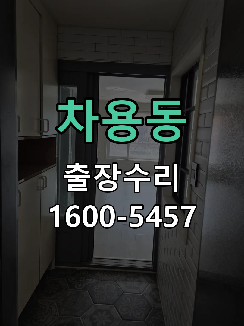 차용동 잠금장치 동작 확인