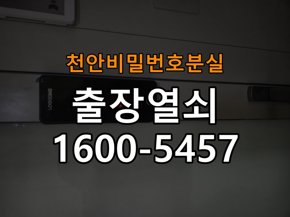 천안  비밀번호 분실 도어락 비밀번호 분실 파손없이 개문 작업 완료 후 정상 작동 확인