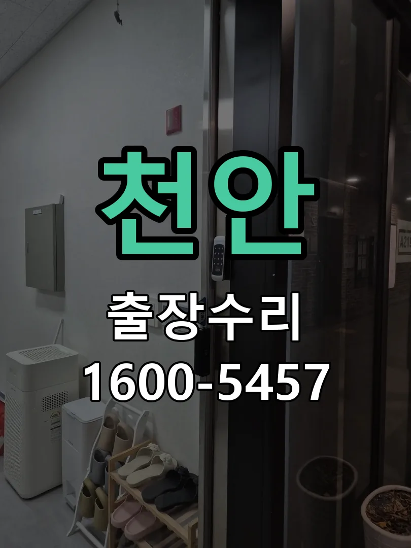 천안 잠금장치 동작 확인