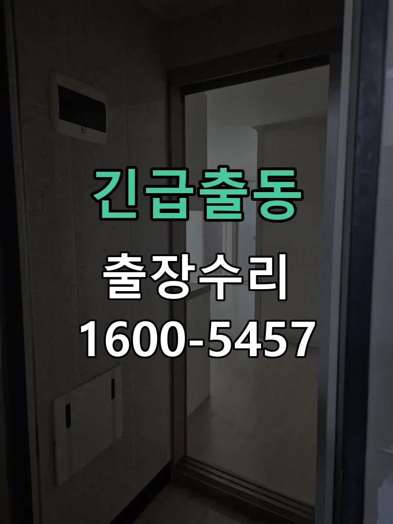긴급출동 잠금장치 동작 확인