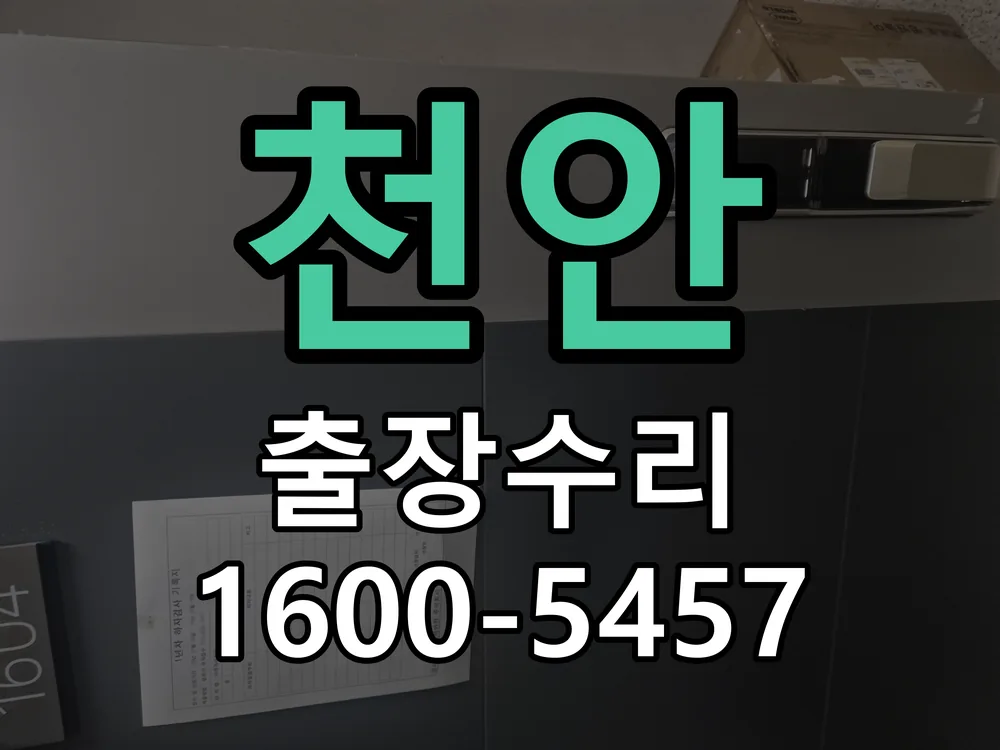 천안 도어락 열쇠 출장 수리