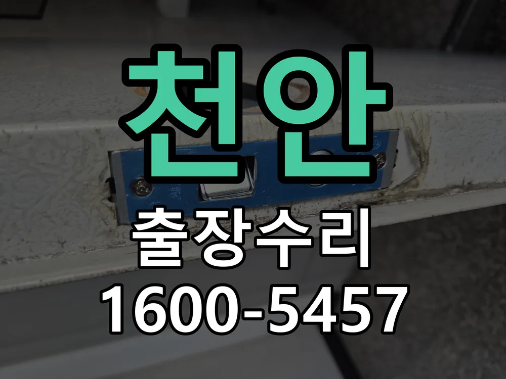 천안 잠금장치 동작 확인