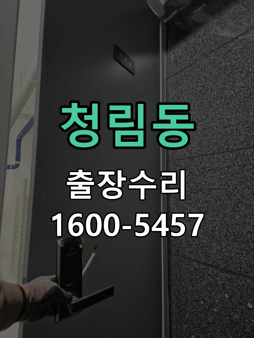 청림동 잠금장치 동작 확인