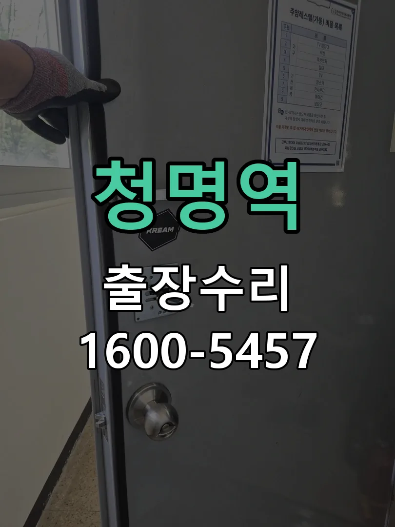 경기 잠금장치 동작 확인