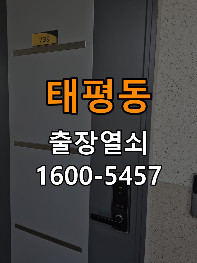 태평동열쇠 월세집 도어락 교체 전 체크리스트와 준비사항 참고 사진 1