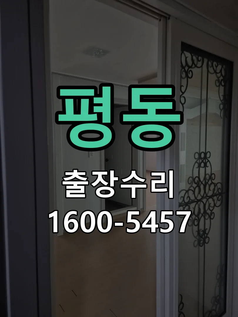 평동 잠금장치 동작 확인