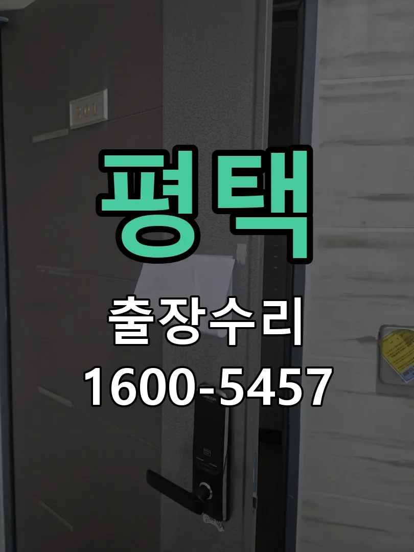 평택 현장 도착 후 상태 확인