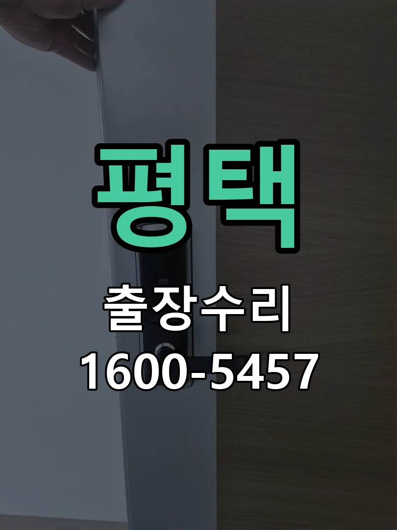 평택 도어락 열쇠 출장 수리