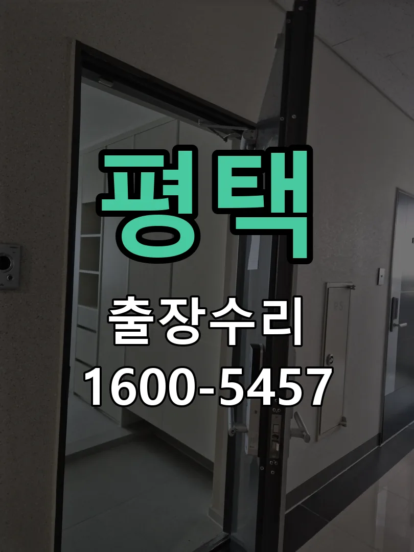 평택 현장 도착 후 상태 확인