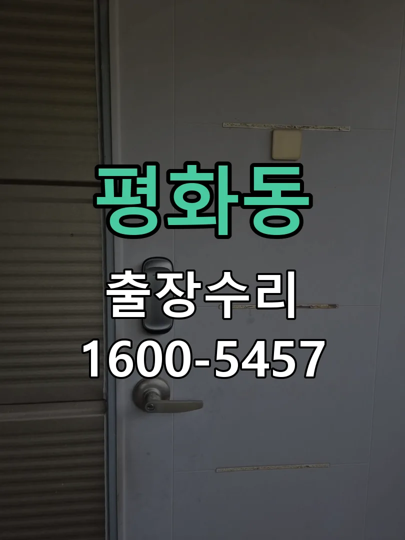 평화동 도어락 열쇠 출장 수리