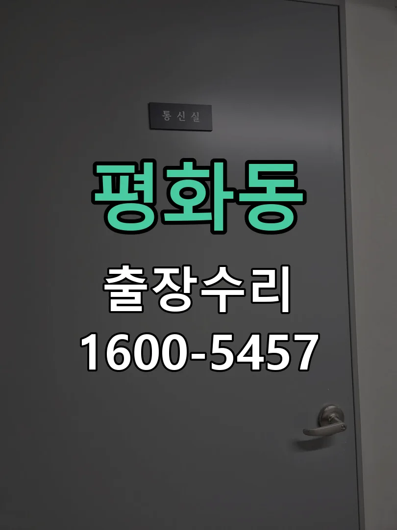 평화동 잠금장치 동작 확인