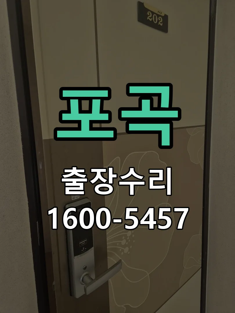 경기 도어락 열쇠 출장 수리