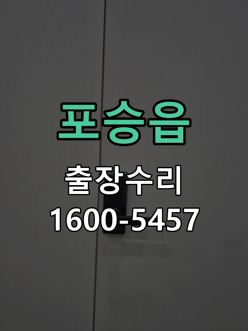 경기 잠금장치 동작 확인