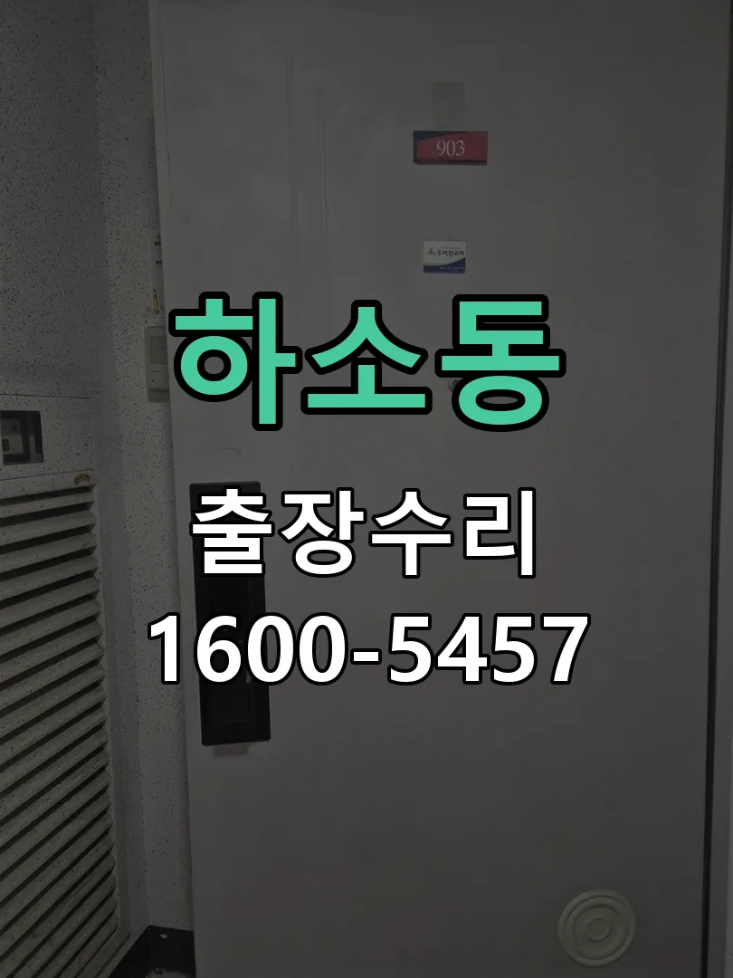 하소동 현장 도착 후 상태 확인