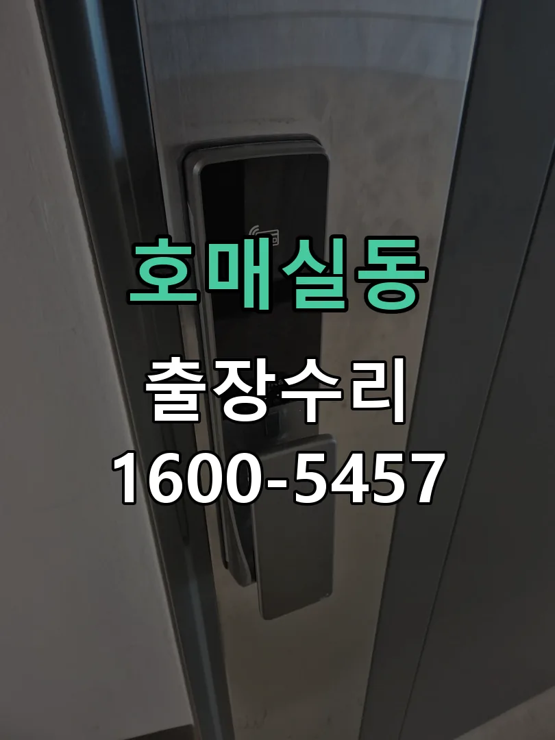 호매실동 교체 작업 진행
