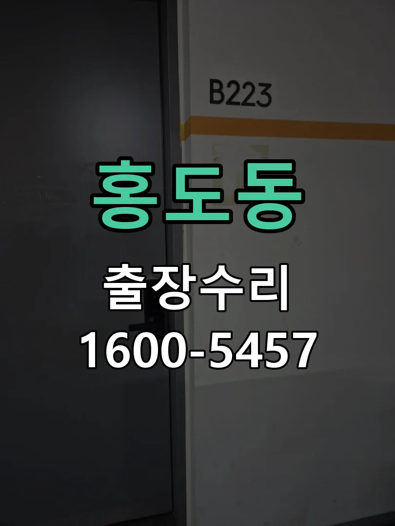 홍도동 현장 도착 후 상태 확인