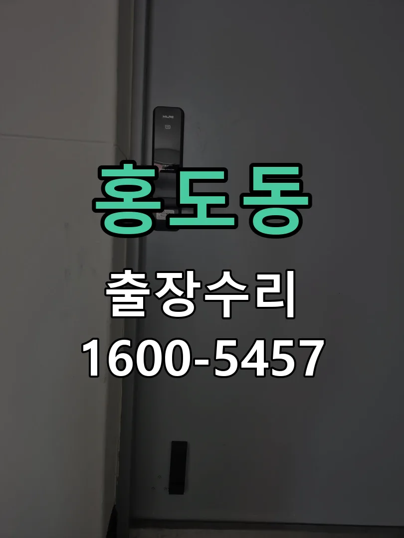 홍도동 교체 작업 진행