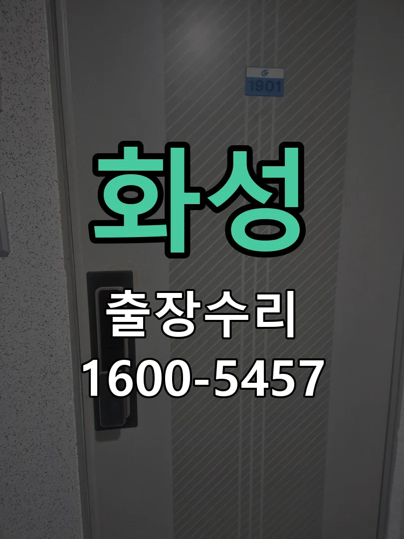 화성 잠금장치 동작 확인