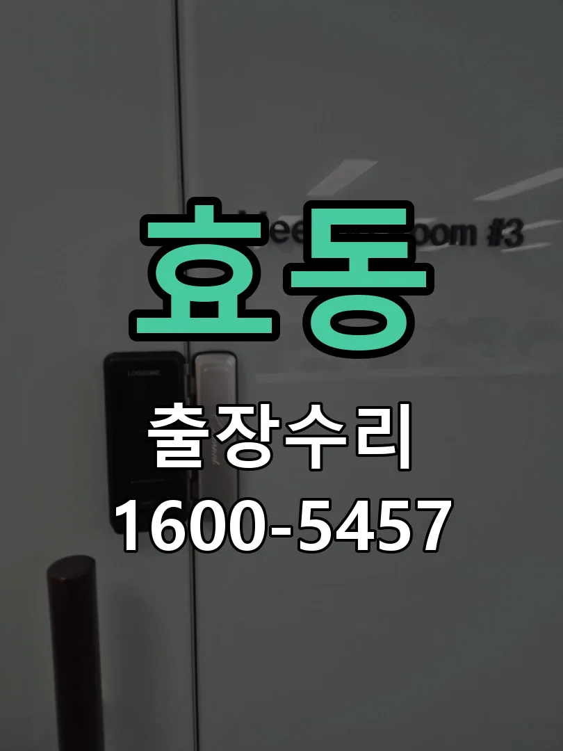 효동 본체 분리 및 내부 점검