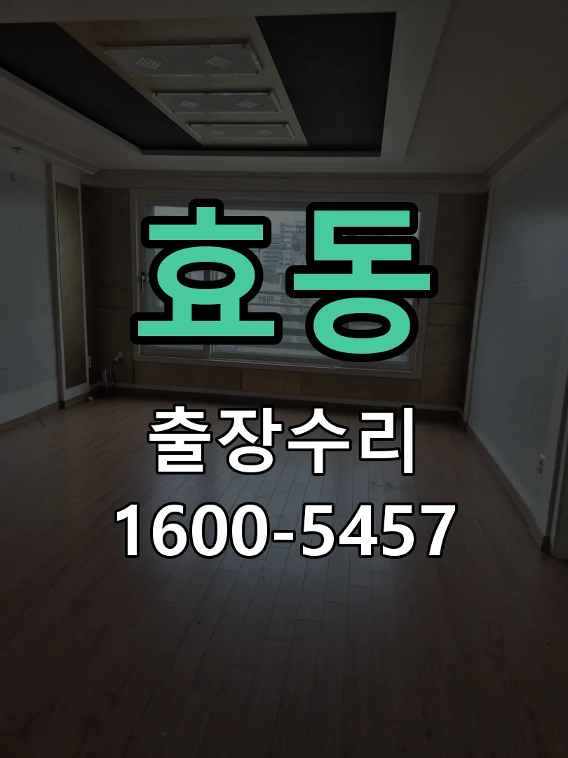 효동 작업 완료 후 정상 작동 확인