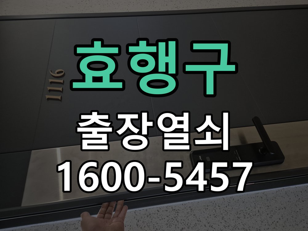 효행구 도어락 번호 변경 방법 및 등록 오류 대처 비상 개문 지원 및 도어락 메인보드 리셋 정밀 점검 및 교체