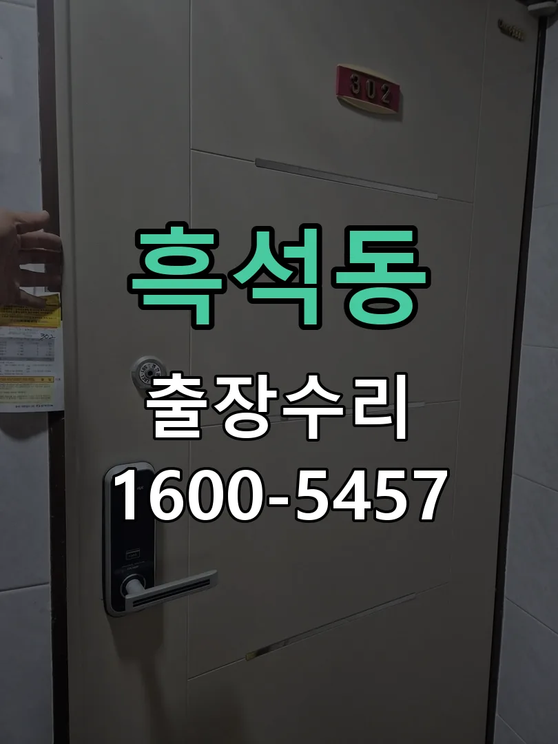 흑석동 잠금장치 동작 확인